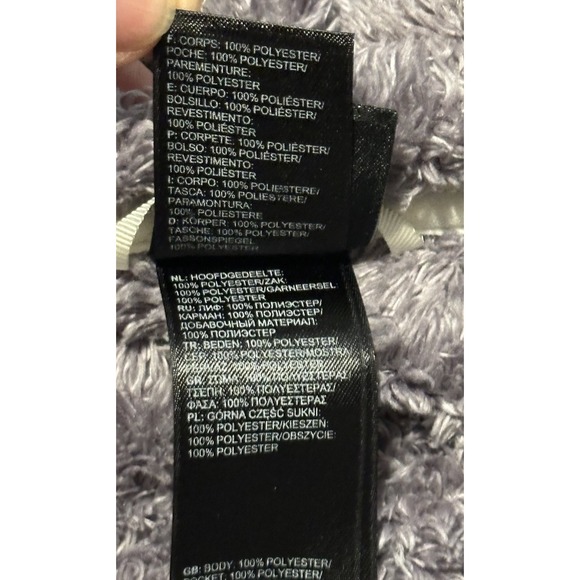 The North Face Windwall 2 Womens L Gray Hooded Fleece Jacket Hoodie - Picture 13 of 14